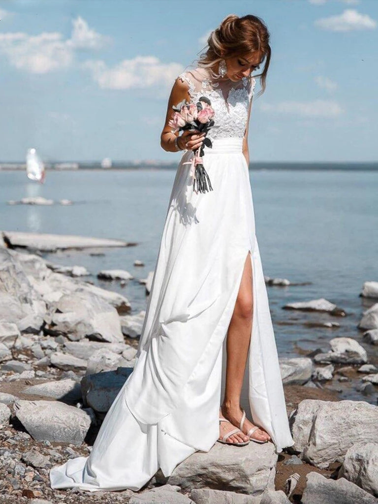 Jovani 04240 High Slit Bell Sleeve Evening Dress | NorasBridalBoutiqueNY
